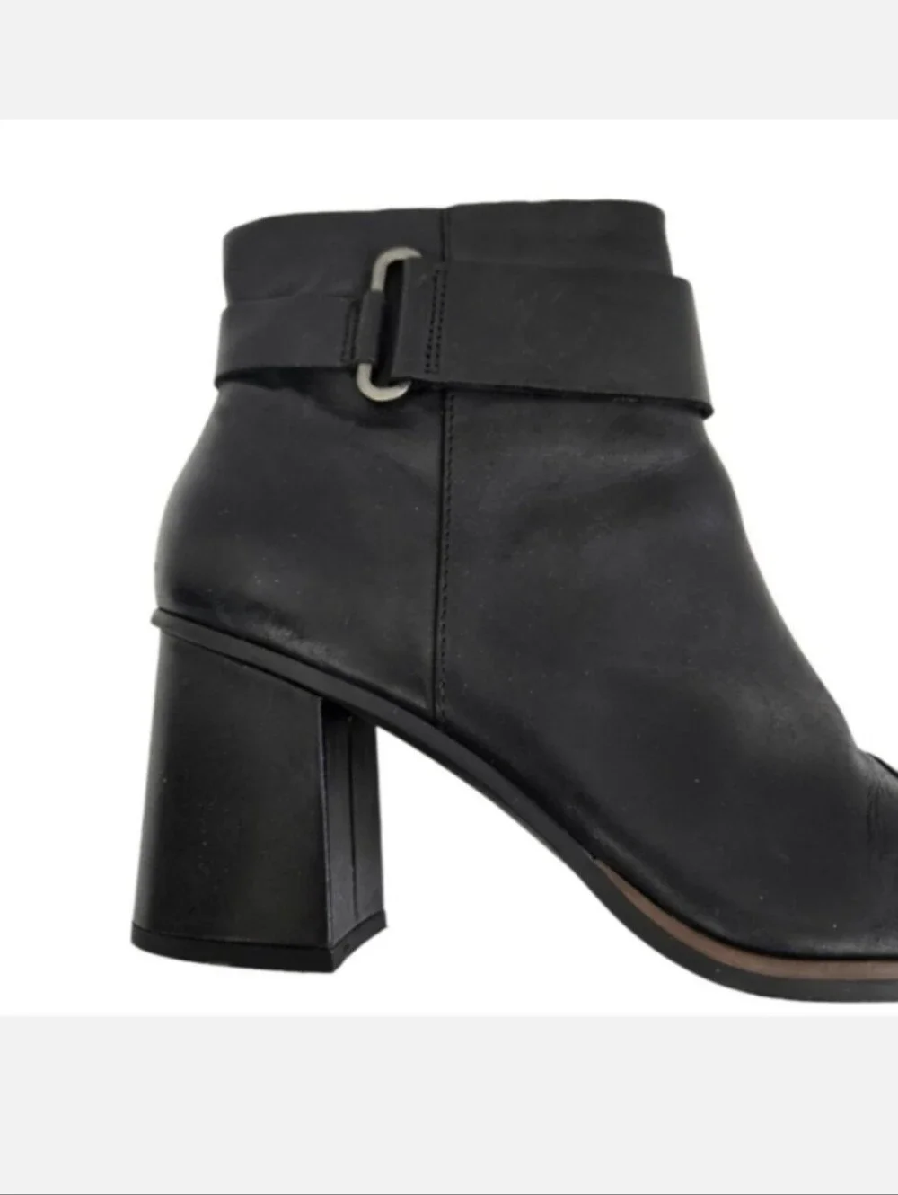 Kork-Ease DECOLA Leather Ankle Boots in Matte Black